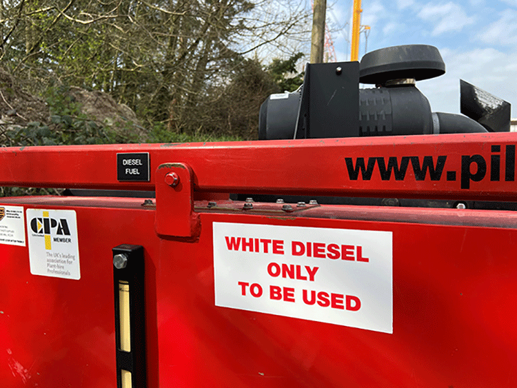From red to white: How switching diesel will impact the piling industry